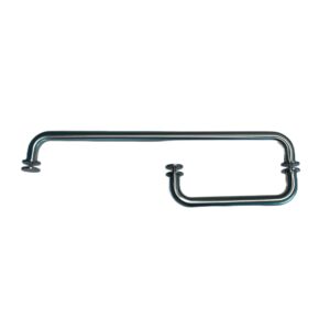 Glassfab Towel Bar Combo 8"x24" With Metal Washers