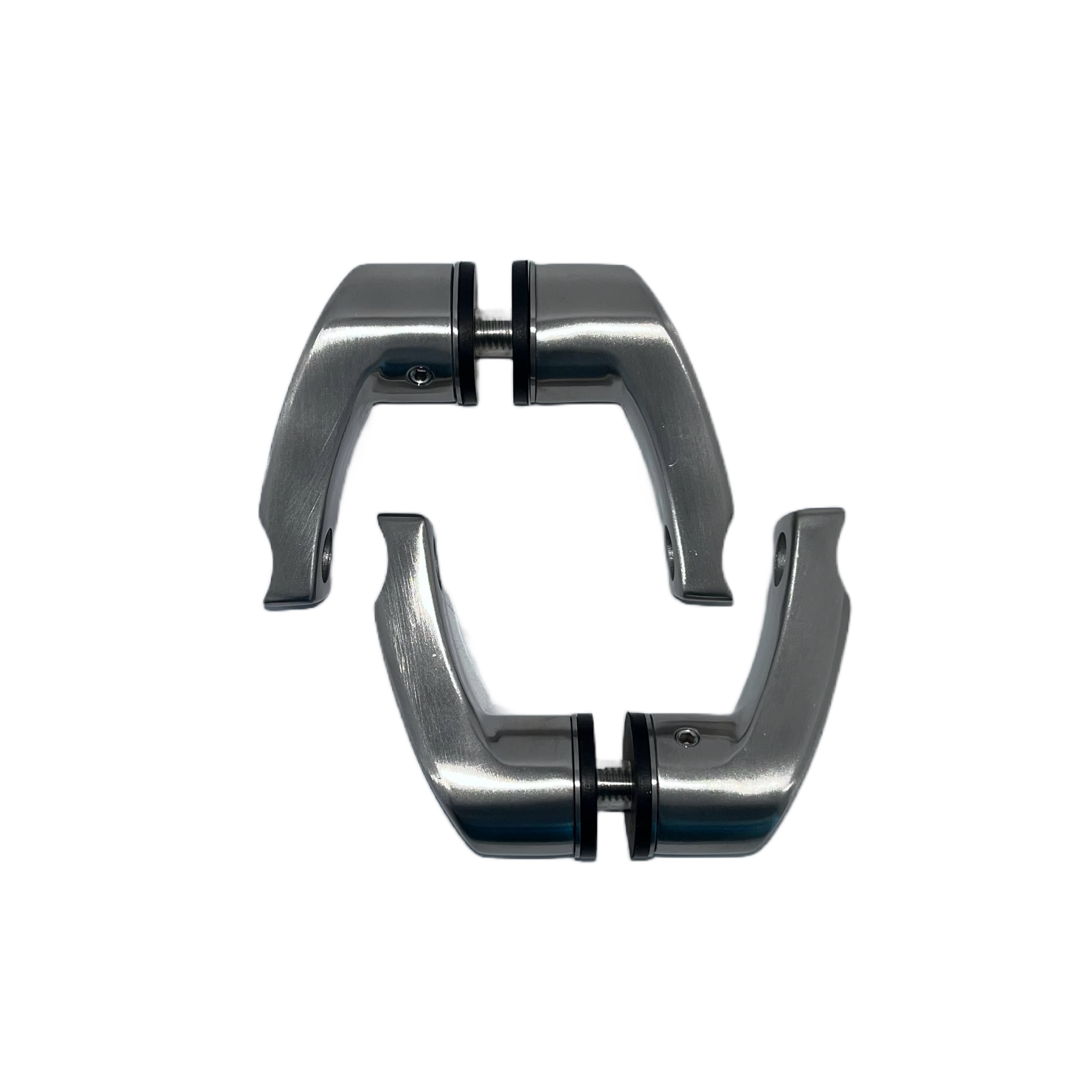 Glassfab Commercial Ladder Pull Offset Mounting Posts Glassfab Hardware