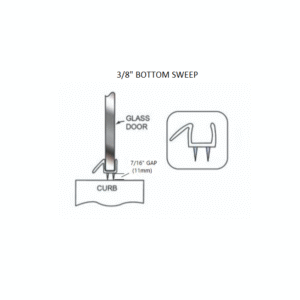 3/8" Clear Bottom Sweep