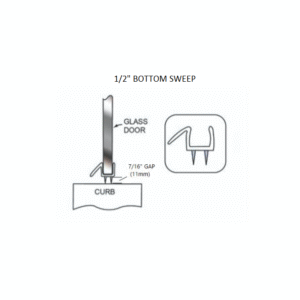 1/2" Clear Bottom Sweep