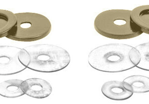 CRL Brushed Bronze Replacement Washers for Back-to-Back Solid Pull Handle