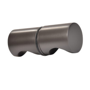 CRL Matte Gun Metal Back-to-Back E-Z Grip Style Knobs