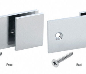 CRL Polished Chrome 'Y' Inline Square Corner Glass Clamp