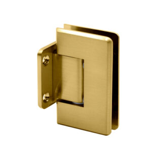 FHC Carolina Beveled Wall Mount Hinge Short Back Plate - Satin Brass
