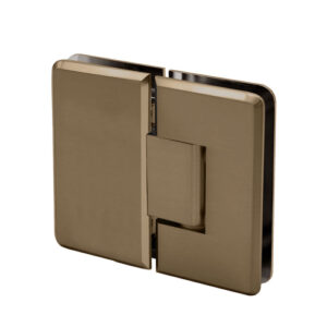 FHC Carolina Beveled Glass-to-Glass 5 Degree Positive Close 180 Degree Hinge - Brushed Bronze