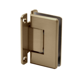 FHC Preston Adjustable Wall Mount Hinge Adjustable - Full Back Plate - Brushed Bronze