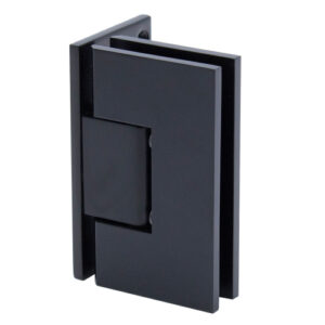 FHC Venice Square 5 Degree Positive Close Offset Back Plate Wall Mount Hinge - Matte Black