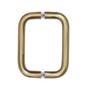 CRL Brushed Bronze 6" Back-to-Back Solid Brass 3/4" Diameter Pull Handles Without Metal Washers