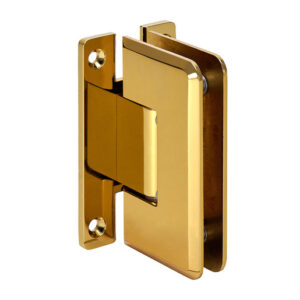 CRL Polished Brass Cologne 037 Series Wall Mount 'H' Back Plate Hinge C0L037BR