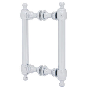 CRL Polished Chrome 6" Colonial Style Back-to-Back Pull Handles