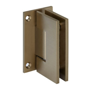 CRL Brushed Bronze Geneva 037 Series Wall Mount Full Back Plate Standard Hinge GEN037BBRZ