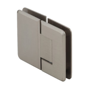 CRL Brushed Bronze Pinnacle 180 Series 180 Degree Glass-to-Glass Standard Hinge PIN180BBRZ