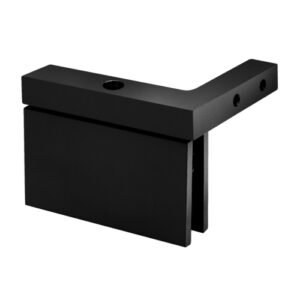 CRL Matte Black Cardiff Series Right Hand Mount Hinge CAR05RMBL