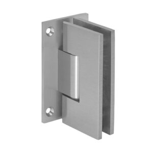 CRL Brushed Satin Chrome Vienna 037 Series Wall Mount Full Back Plate Hinge VIE037BSC