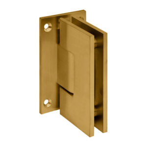 CRL Modern Gold Vienna 037 Series Wall Mount Full Back Plate Hinge VIE037MG