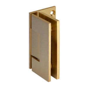 CRL Satin Brass Vienna 044 Series Wall Mount Offset Back Plate Hinge VIE044SB