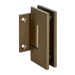 CRL Brushed Bronze Vienna 074 Series Wall Mount Short Back Plate Hinge VIE074BBRZ