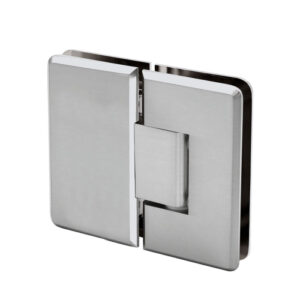 FHC Carolina Beveled Glass To Glass 180 Degree Hinge - Polished Nickel CLN180PN