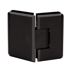 FHC Carolina Series 135 Degree Adjustable Glass-to-Glass Hinge for 3/8" to 1/2" Glass - Oil Rubbed Bronze CLNA1350RB