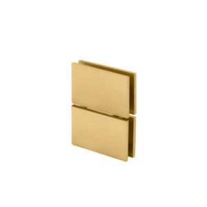 FHC Cambria Series Pivot Glass-to-Glass Mount for 3/8" Glass - Satin Brass CAM02SB