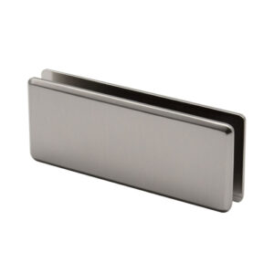FHC Beveled 180 Degree Glass to Glass Clamp - Brushed Nickel