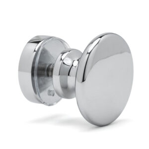 FHC Classic Shower Doorknob Single-Sided for 1/4" to 1/2" Glass - Polished Chrome