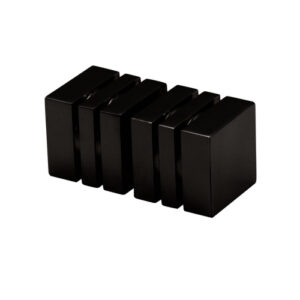 FHC Back-to-Back Square Knobs - Matte Black