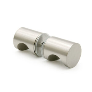 FHC Back-To-Back Finger Grip Knob - Brushed Nickel