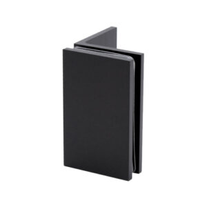 FHC Glendale Glass Clamp Square - Flange Mount - Matte Black