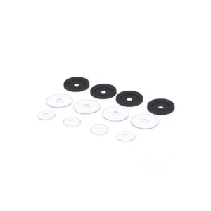 FHC Replacement Washers for Shower Door Pulls 1-1/4" Diameter - Matte Black