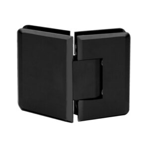 FHC Preston Beveled Glass-to-Glass 135 Degree Hinge - Matte Black