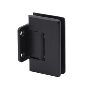 FHC Carolina Beveled Wall Mount Hinge Short Back Plate - Matte Black