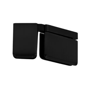 FHC Patriot 135 Degree Glass-to-Glass Hinge Left for 3/8" Glass - Matte Black