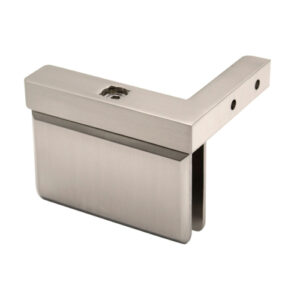 FHC Patriot Grande L-Wall Mount Pivot Hinge Left or Right for 1/2" Glass - Brushed Nickel PATGS90BN