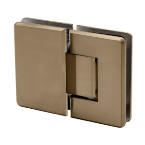 FHC Preston Series 180 Degree Glass to Glass Hinge - Brushed Bronze PRES180BBRZ