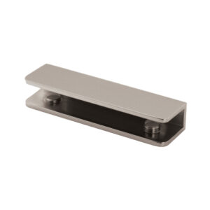 FHC Frameless Glass Shelf Bracket 1-1/16" x 3-15/16" - Brushed Nickel