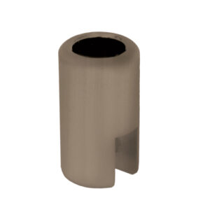 FHC Vertical Mount Fitting for Support Bar 3/8" to 1/2" Glass - Brushed Bronze