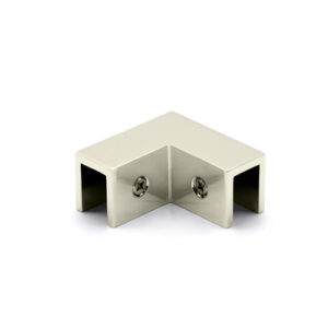 FHC 90 Deg Slip Fit Glass Clamp - Polished Nickel