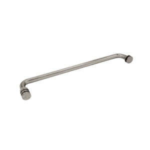 FHC 18" Towel Bar/Modern Knob Combo - Brushed Nickel