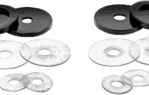CRL Gun Metal Replacement Washers for Back-to Back Solid Pull Handle