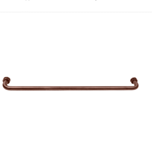 CRL Antique Brushed Copper 24" BM Series Tubular Single-Sided Towel Bar