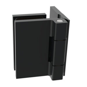 CRL Matte Black Como Series Wall Mount Outswing Hinge
