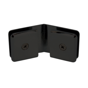 FHC Beveled 135 Degree Glass-to-Glass Clamp - Matte Black