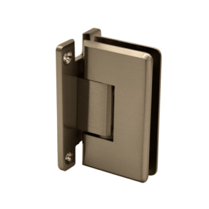 FHC Carolina Beveled Wall Mount Hinge Adjustable Full Back Plate - Brushed Bronze