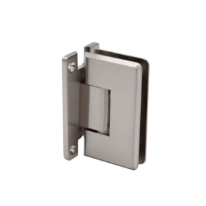 FHC Carolina Beveled Wall Mount Hinge Adjustable Full Back Plate - Brushed Nickel CLNA4BN