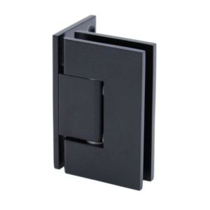 FHC Glendale Adjustable Square Wall Mount Hinge - Full Offset Back Plate - Matte Black