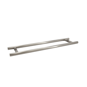 FHC 24" x 24" Ladder Towel Bar Back-to-Back for 1/4" To 1/2" Glass - Brushed Nickel