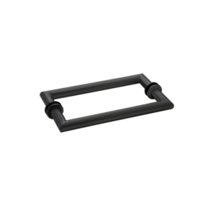 CRL Matte Black 18" MT Series Back-to-Back Towel Bar