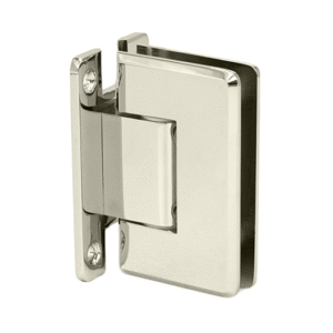 FHC Preston Adjustable Wall Mount Hinge Adjustable - Full Back Plate - Polished Nickel