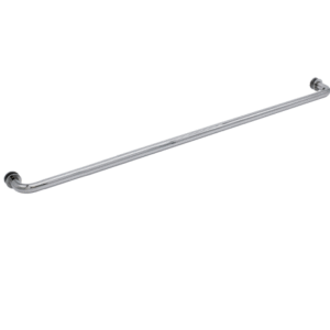 FHC 30" Tubular Towel Bar Single-Sided with Washers for 1/4" to 1/2" Glass - Polished Chrome